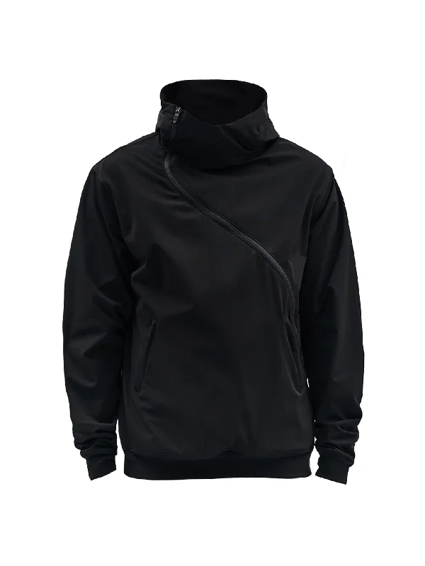 Editorial Design gurutze zipped hoodie schoeller dryskin