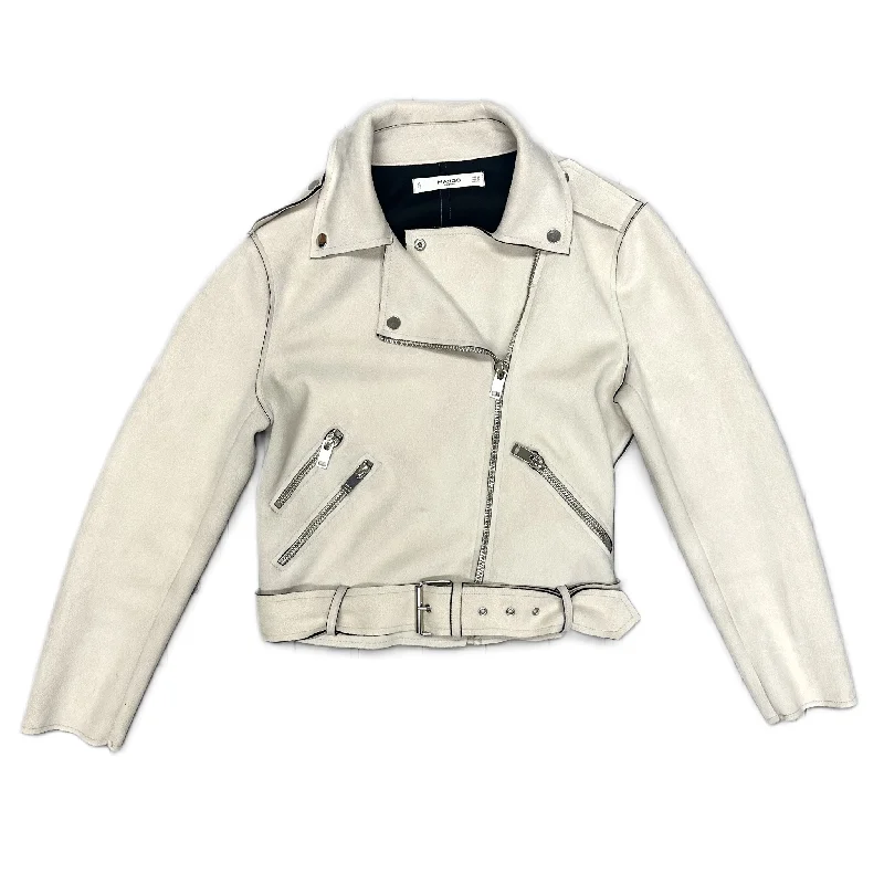 Timeless Comfort Jacket Faux Fur & Sherpa By Mango In Beige, Size: S
