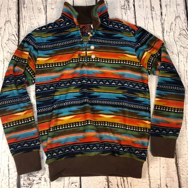 Elegant Wear Western Wits Women's Serape Sunset Pullover