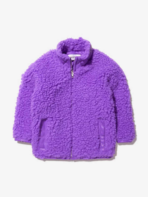 Comfy Chic Stand Studio Girls Faux Fur Azalea Mini Jacket