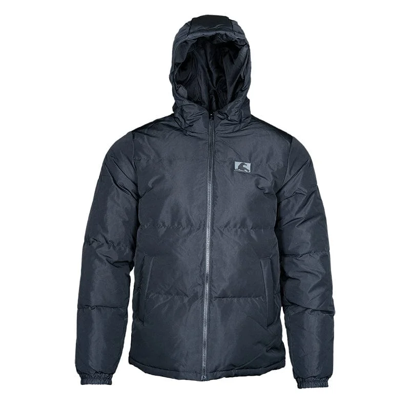 Versatile Comfort Deep Sea Hooded Puffer Jacket