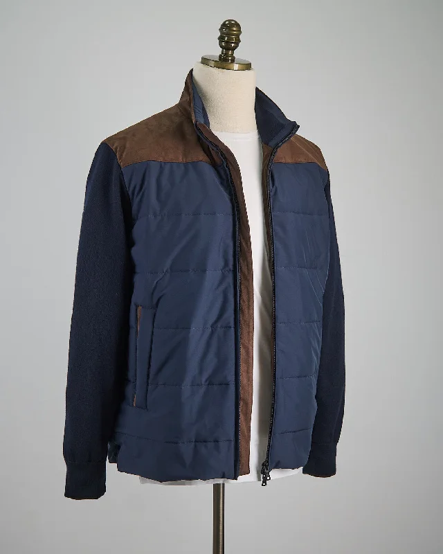 Easygoing Style Wool Full Zip Hybrid With Typhoon Platinum And Alcantara®