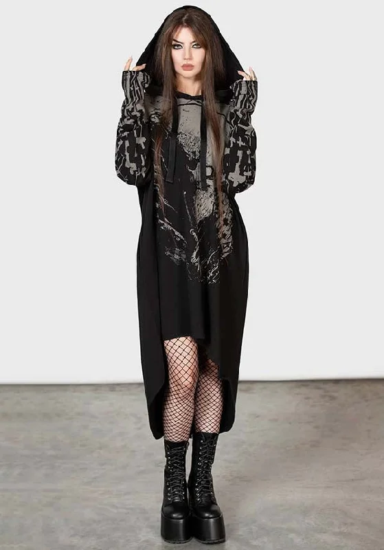 Cross The Bear Longline | HOODIE