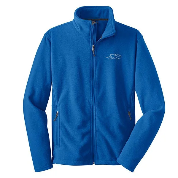 Relaxed And Casual Kids Ultra Soft Full Zip Fleece - Royal