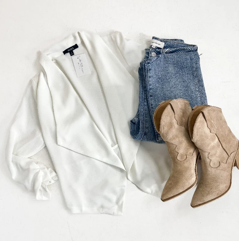 New Autumn And Winter Styles Verona Breeze Blazer - Ivory