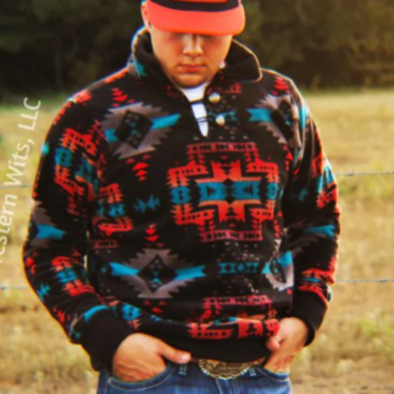 High-quality Styles Western Wits Men's Canyon Sunrise Pullover