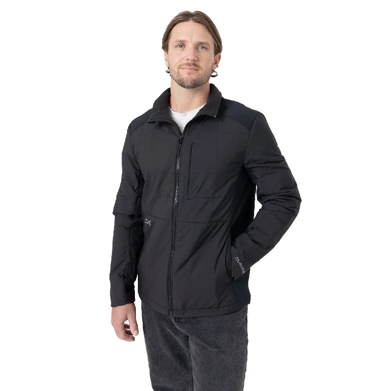 High-end Sense Light Wt. Mixed Media Jacket - Black