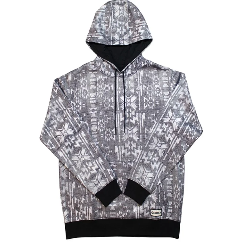 British Style Hooey Men's Mesa Grey and White Hoody