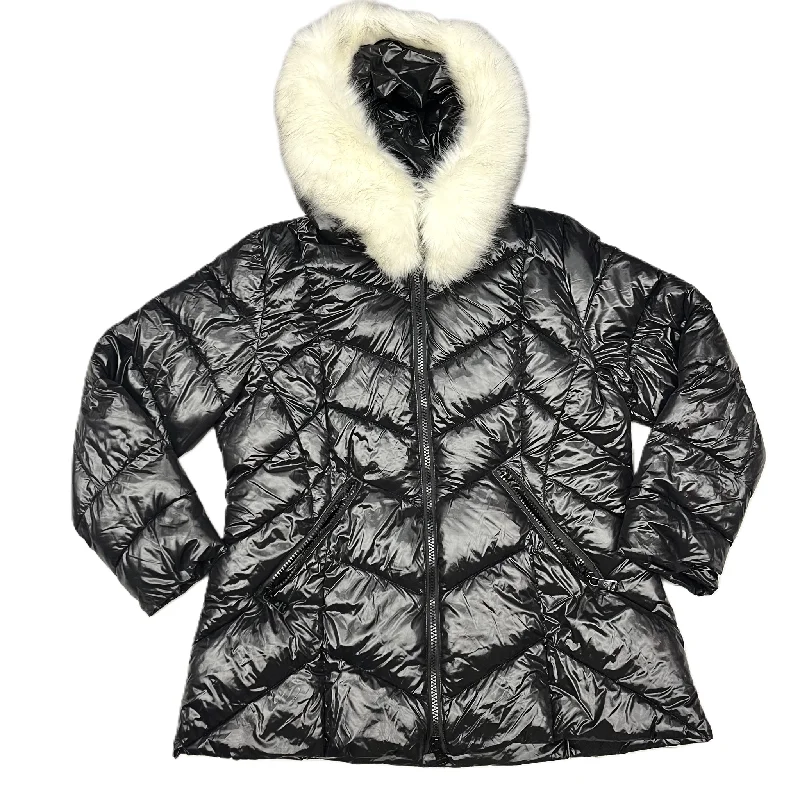 Easy Fashion Coat Puffer & Quilted By Bernardo In Black, Size: Xxl