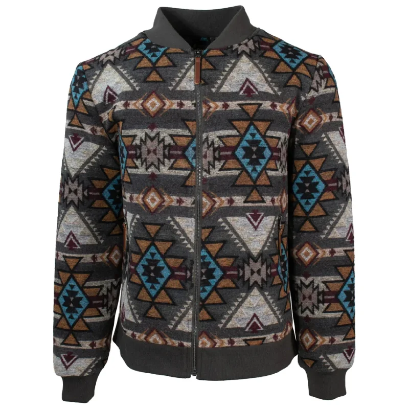 Modern City Hooey Men's Brown Aztec Jacket