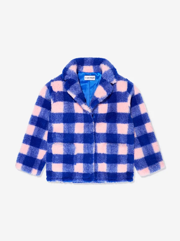 Trendy Comfort Stand Studio Girls Faux Fur Marina Mini Jacket