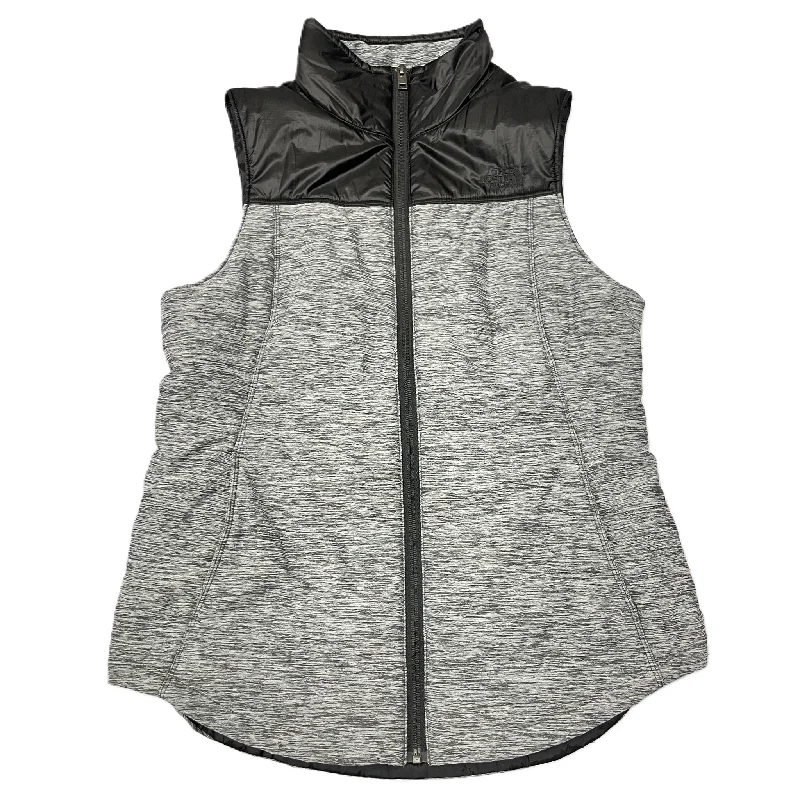 Urban Comfort Vest Puffer & Quilted By The North Face In Black & Grey, Size: M