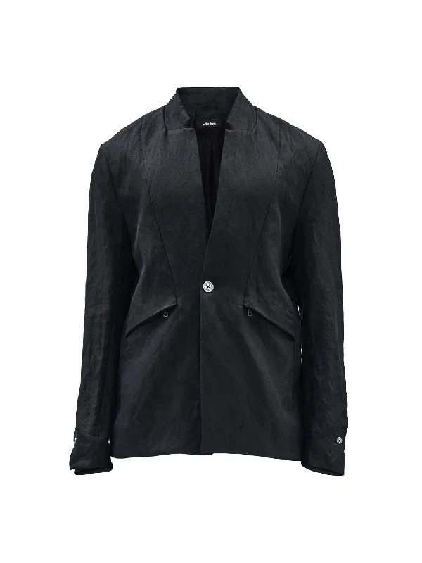 Smart Comfort areso blazer cotton/metal blend black