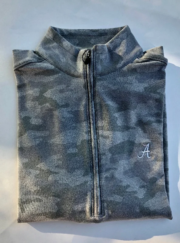 Cozy Chic Johnnie-O Rodney Camo Quarter Zip (Script A)