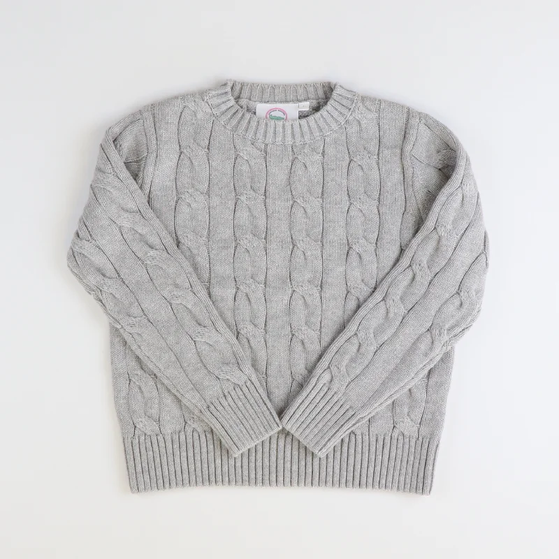 Urban Comfort Cable Knit Sweater - Gray (Unisex)