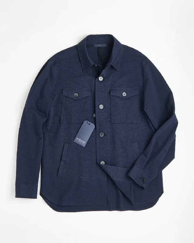 Effortless Dressing Coolmax Seersucker Shirt Jacket