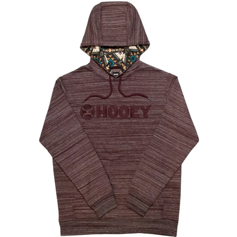 Spring Fashion Hooey Men's Lock-Up Burgundy Hoody