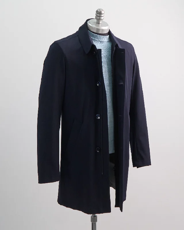 Soft Comfort Ceramica® Navy Twill Travel Raincoat