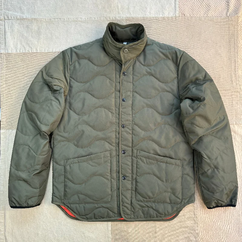 High Street Style Military Down Jacket, Olive