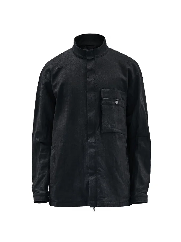 Advanced Design nahien jacket coated denim