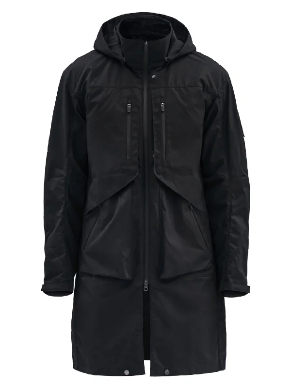 British Style unai adjustable coat etaproof black