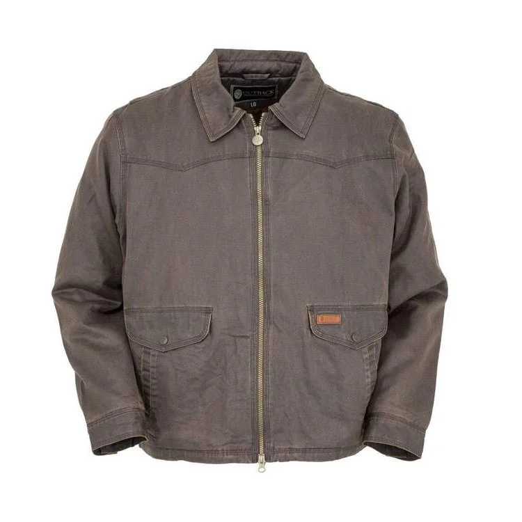 Fresh And Capable Outback Trading Men's Brown Landsman Jacket