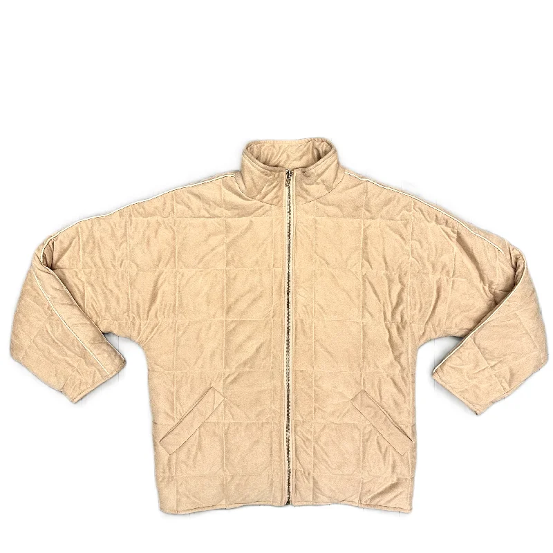 Versatile Comfort Coat Puffer & Quilted In Peach, Size: S