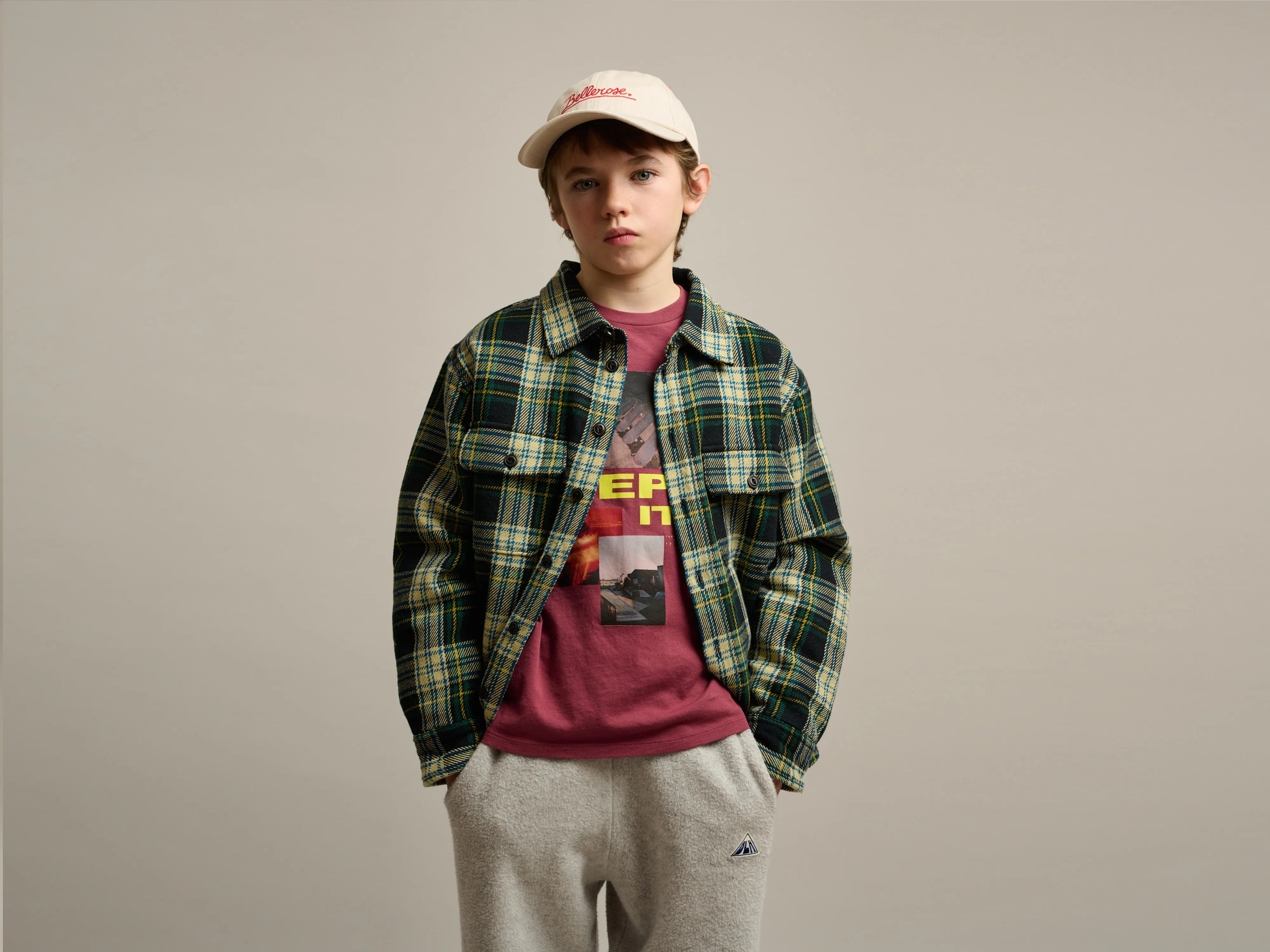 Slim Fit Wally checked overshirt   (242 / B / CHECK A)