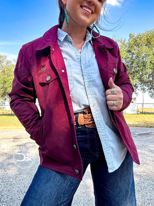 Trendy Looks Ariat Grizzly Jacket ~ Burgundy