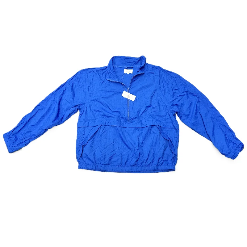 Cozy Outfit Jacket Windbreaker By Lou And Grey In Blue, Size: L