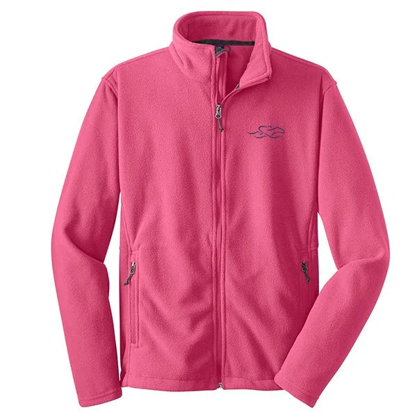 High-end Fabrics Kids Ultra Soft Full Zip Fleece - Pink