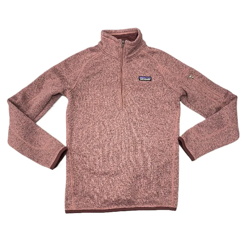 Lounge Chic Jacket Fleece By Patagonia In Raspberry, Size: M
