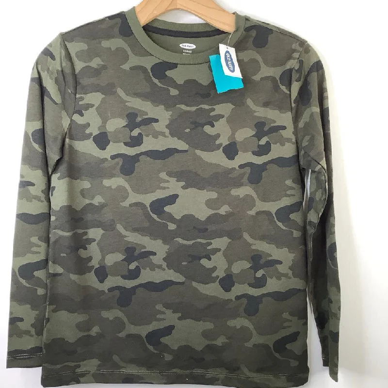 Spring Fashion Size 10-12: Old Navy Green Camo Long Sleeve T NEW w/ Tag