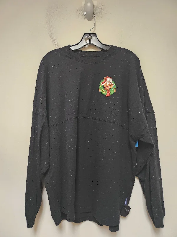 Cozy Vibes Top Long Sleeve By Clothes Mentor In Black, Size: L
