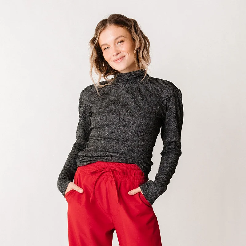Practical Style Sydney Turtleneck, Black