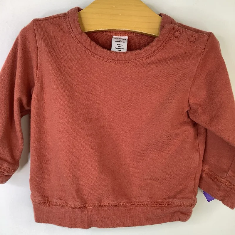 Comfortable And Cold-proof Size 6m: Nordstrom Faded Red Long Sleeve Shirt