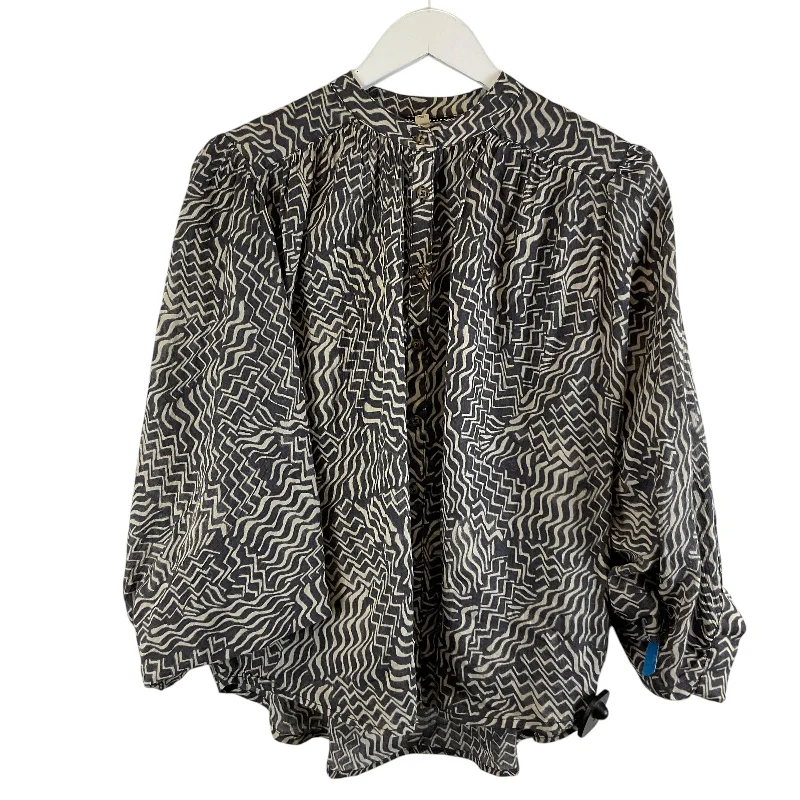 Comfy Pants Top Long Sleeve By Pilcro In Grey, Size: Xs