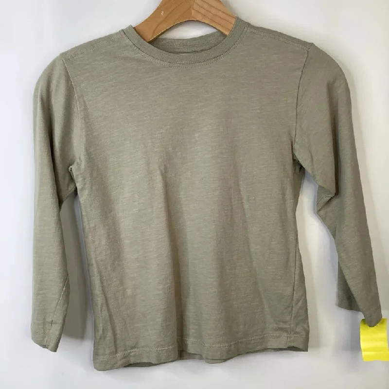 Luxury Style Size 7: Faded Green Long Sleeve T-Shirt