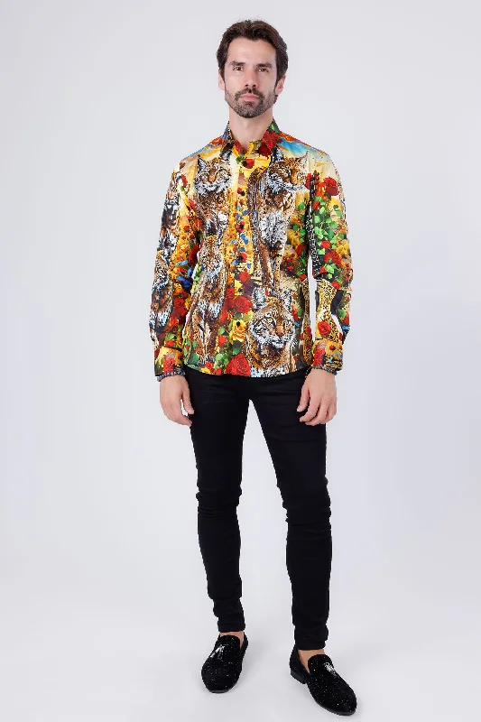 Perfect Tailoring Glanceveil Rhinestone Long Sleeve Shirt