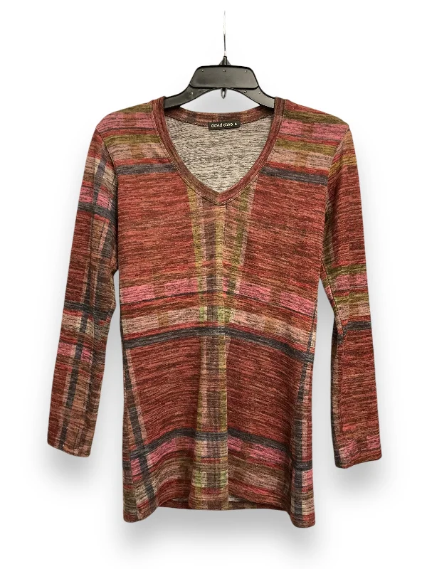 Cozy Look Top Long Sleeve By David Cline In Multi-colored, Size: S