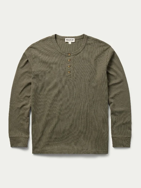 Trendy Casuals Heavyweight Cotton Henley