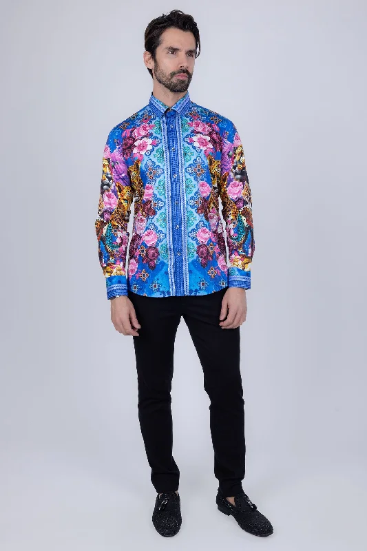 Must-have For Fashion Glowgaiter Rhinestone Long Sleeve Shirt