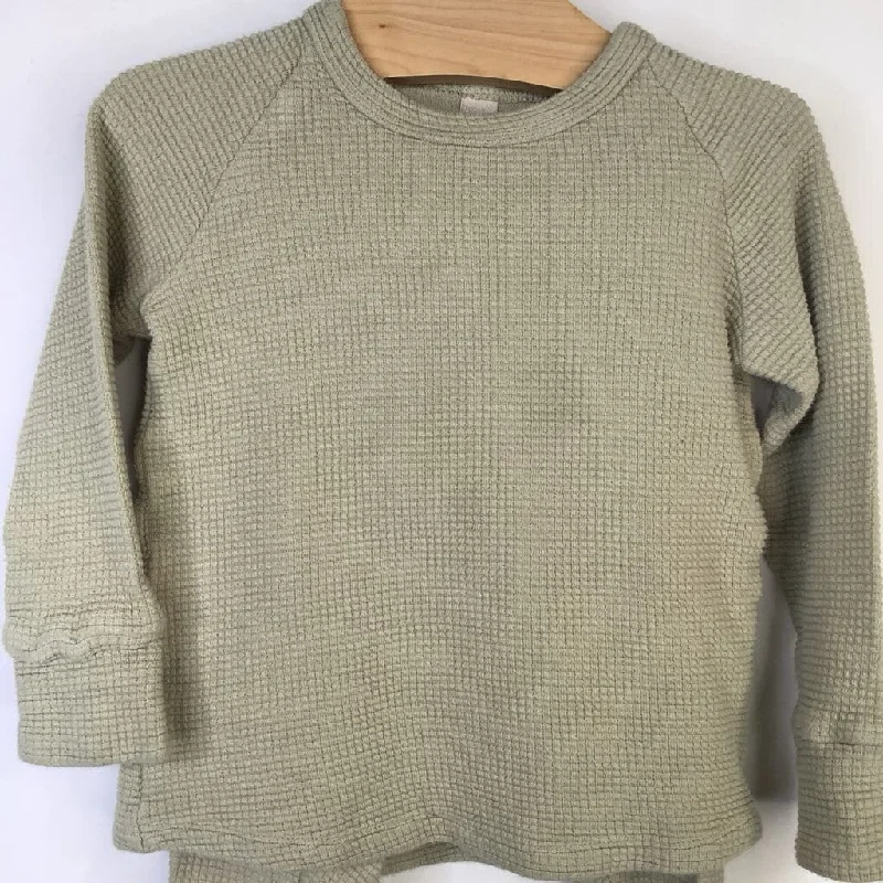 Sports Fashion Size 12-18m: Childhoods Light Green Waffle Textured Long Sleeve T-Shirt Sports Fashion Size 12-18m: Childhoods Light Green Waffle Textured Long Sleeve T-Shirt