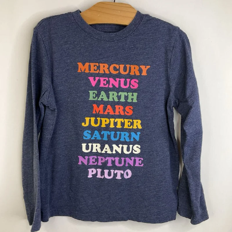 Exclusive Customization Size 4-5: Cat & Jack Blue/Colorful Planet Names Long Sleeve Shirt Exclusive Customization Size 4-5: Cat & Jack Blue/Colorful Planet Names Long Sleeve Shirt