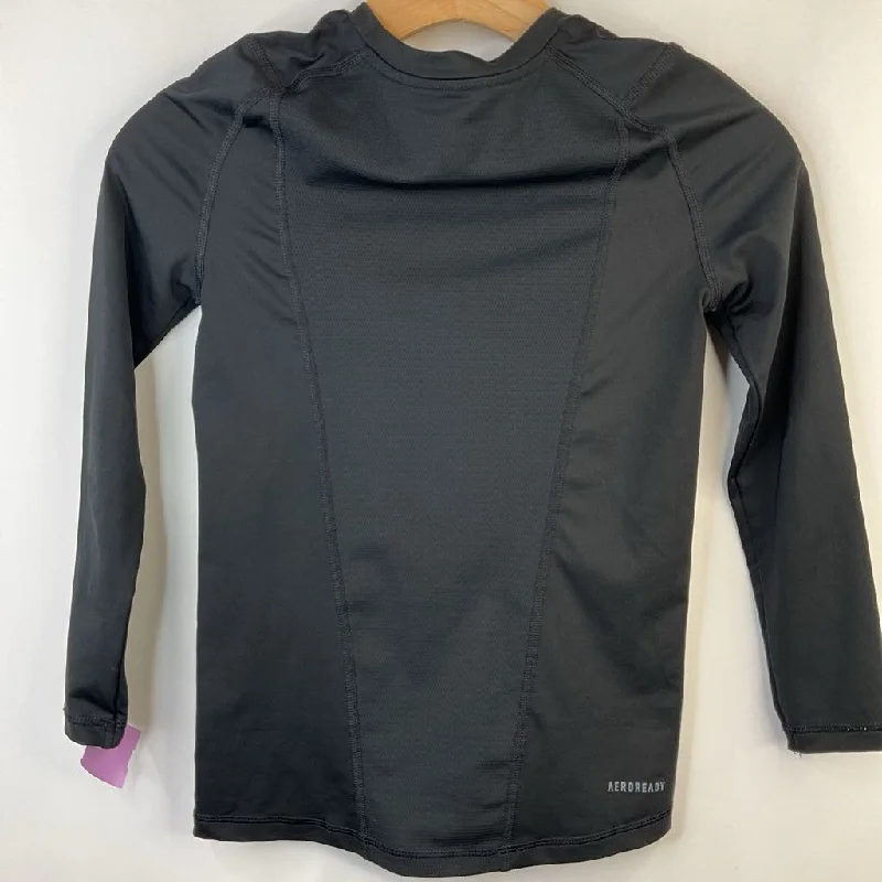 Exquisite Craftsmanship Size 8: Adidas Black Athletic Long Sleeve Under Shirt