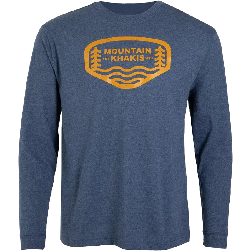 Effortless Dressing Men's MK Badge Long Sleeve Tee