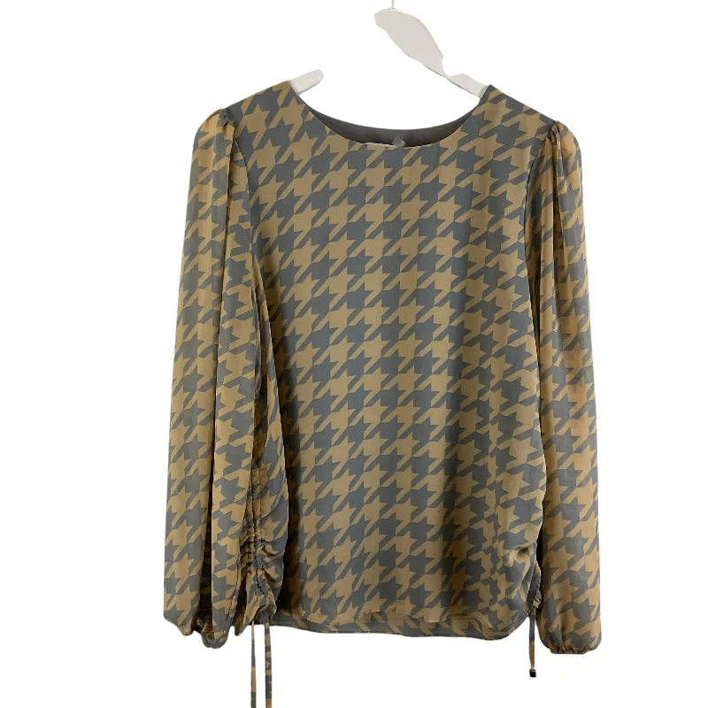 Everyday Style Top Long Sleeve By Calvin Klein In Blue