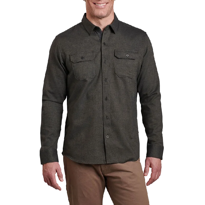 Short Design Men's Descendr Flannel Long Sleeve