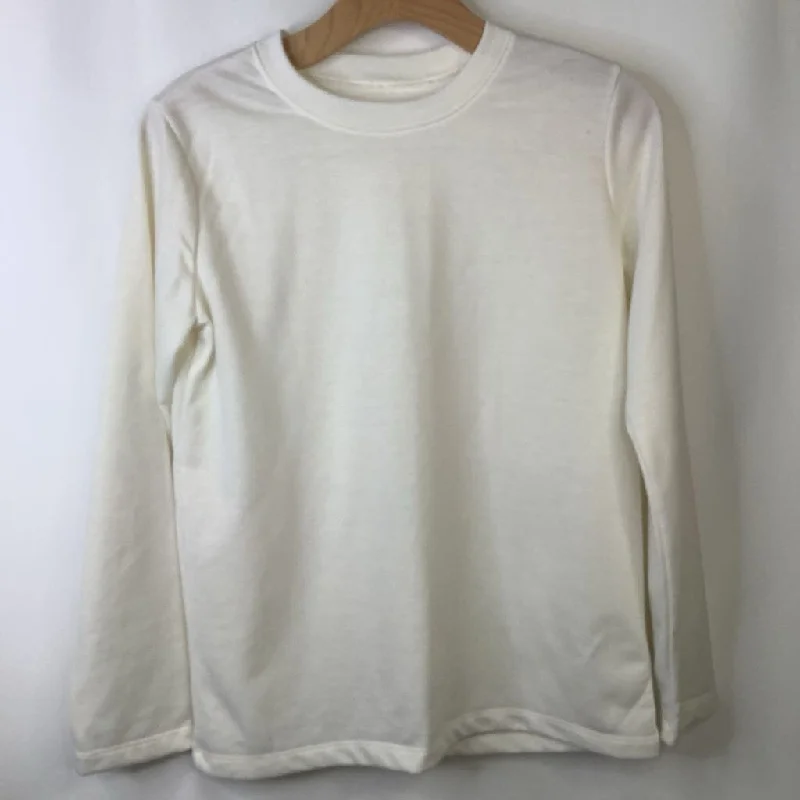 Unique Prints Size 16: Lands' End White Long Sleeve Shirt-REDUCED