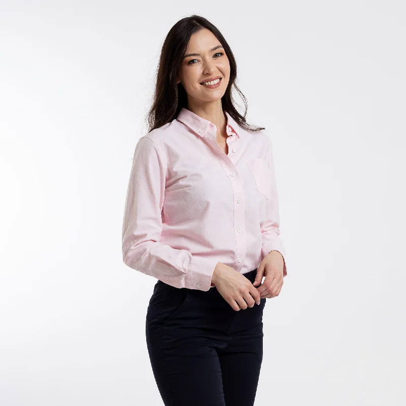 Urban Sense Women's Pink Service Oxford